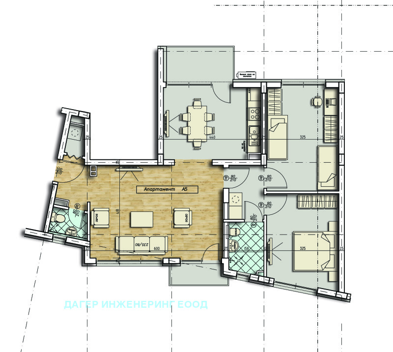 Продава  3-стаен град София , Стрелбище , 122 кв.м | 44136245 - изображение [2]