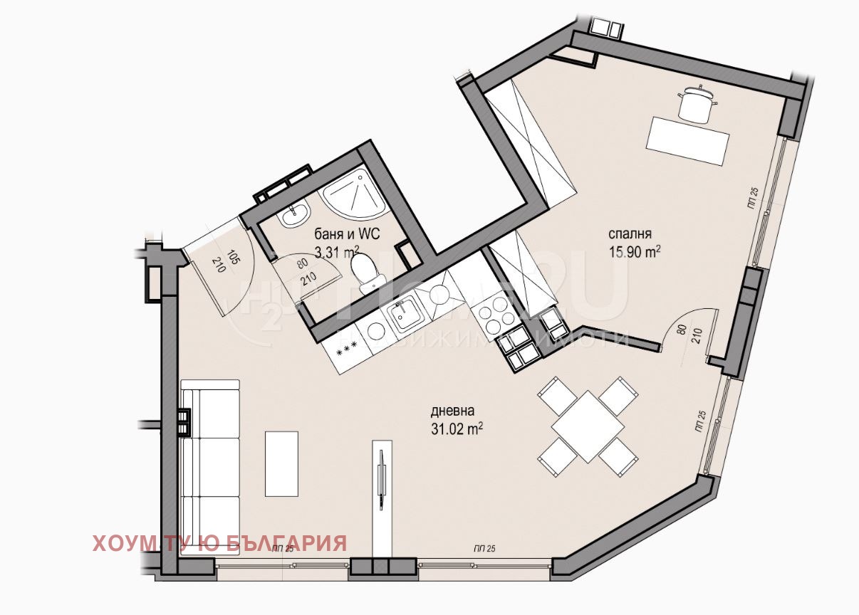 Продава 2-СТАЕН, гр. София, Малинова долина, снимка 2 - Апартаменти - 52234569