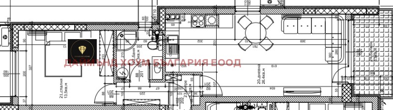 Till salu  1 sovrum Plovdiv , Ostromila , 75 kvm | 38246091 - bild [2]