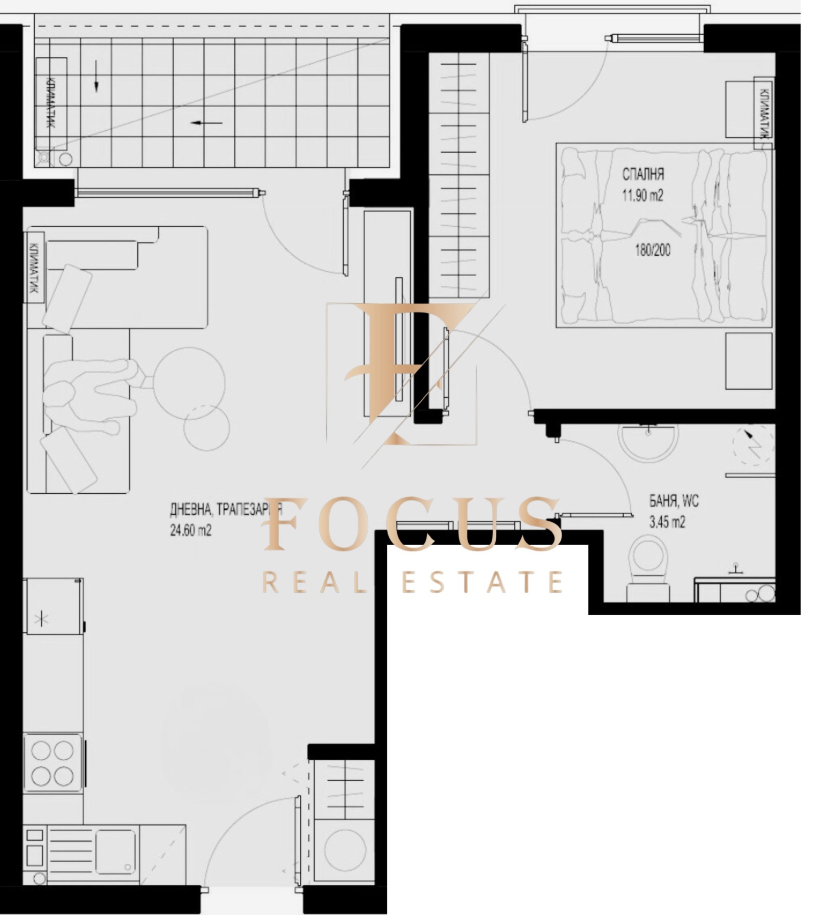 Продава 2-СТАЕН, гр. Пловдив, Христо Смирненски, снимка 2 - Апартаменти - 53961545