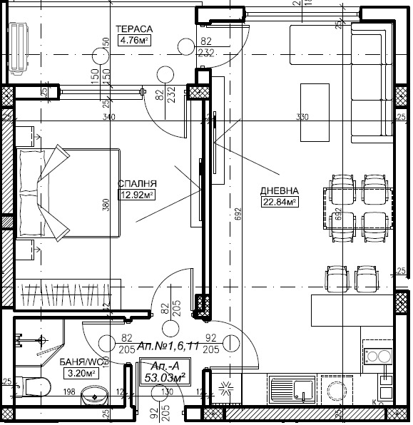 Продава 2-СТАЕН, гр. Плевен, Широк център, снимка 3 - Апартаменти - 53018154