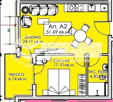Till salu  1 sovrum region Burgas , Sozopol , 66 kvm | 60620231 - bild [2]
