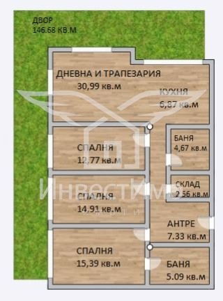 На продаж  3 кімнатна София , Драгалевци , 135 кв.м | 86375423