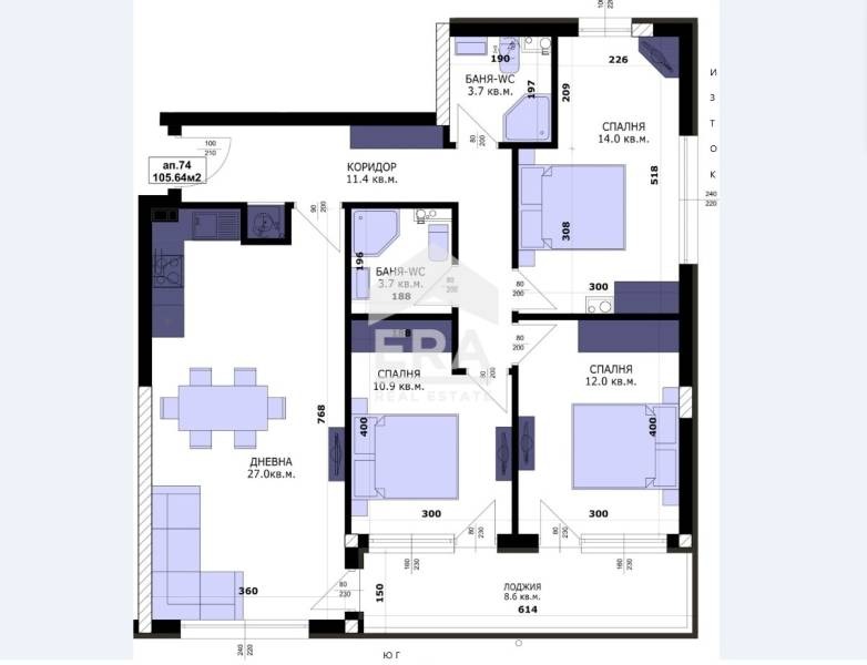 Продава 4-СТАЕН, гр. Варна, Кайсиева градина, снимка 2 - Апартаменти - 52248301