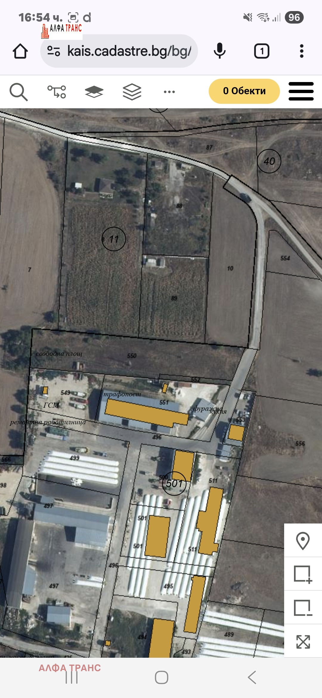 Дава под наем МЯСТО, гр. Варна, с. Каменар, снимка 3 - Парцели - 54305066