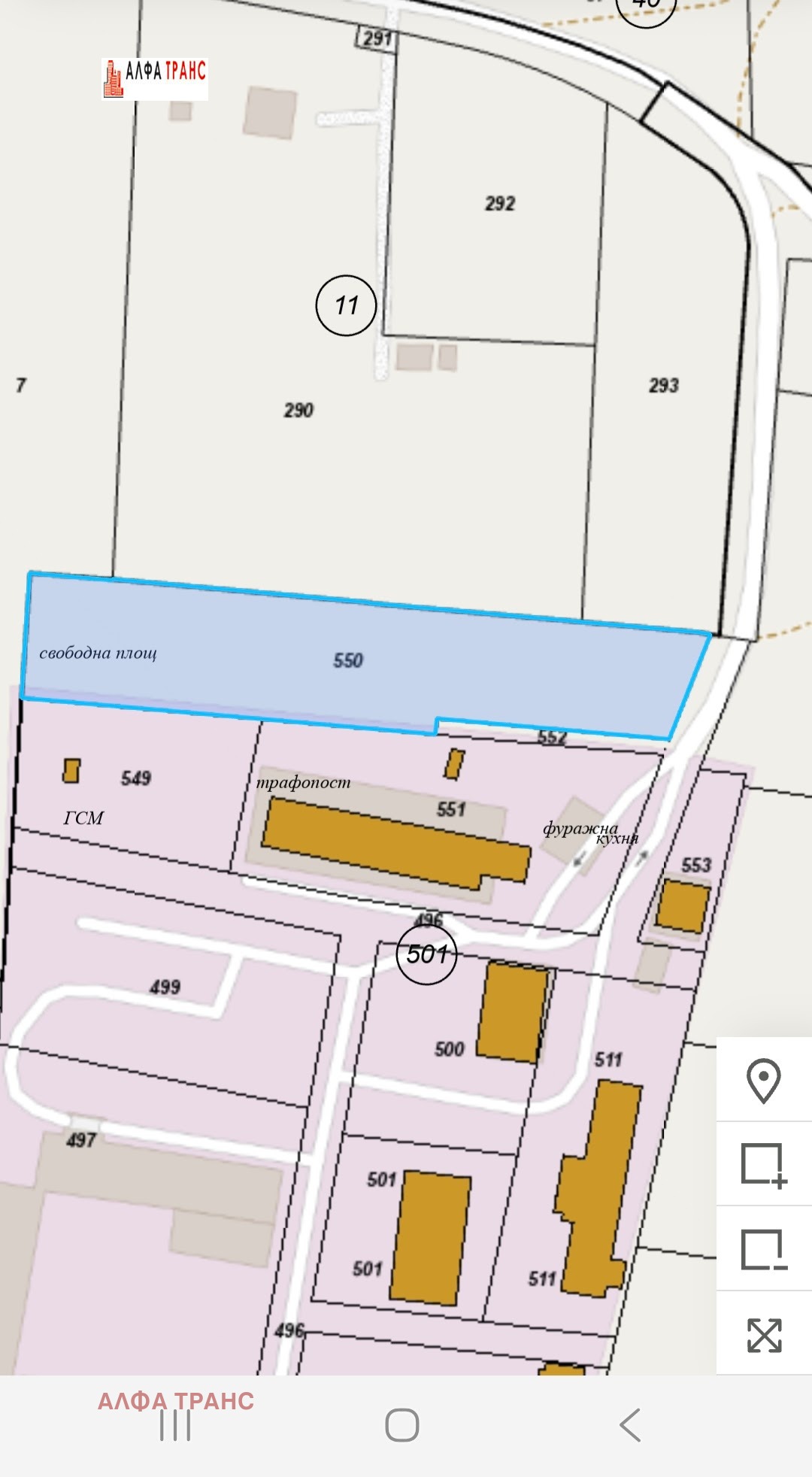 Дава под наем МЯСТО, гр. Варна, с. Каменар