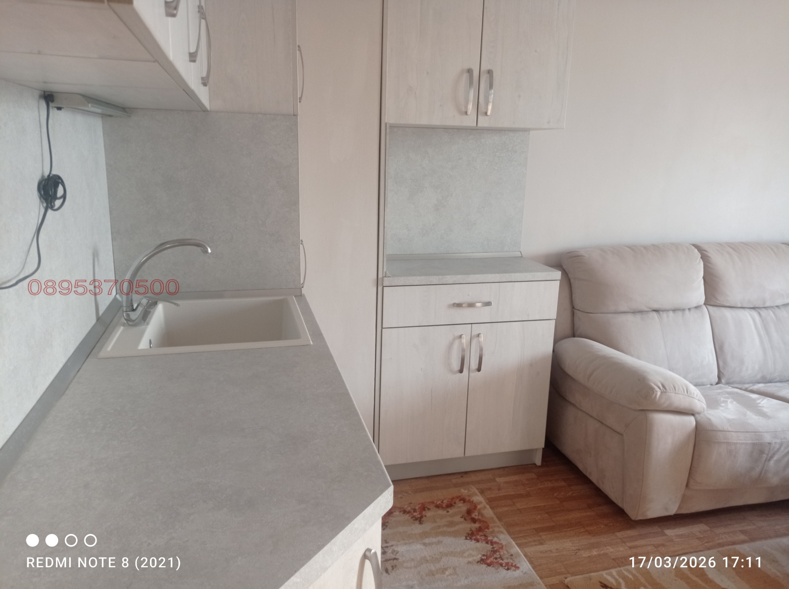 Дава под наем 2-СТАЕН, гр. Пазарджик, Идеален център, снимка 3 - Апартаменти - 53917248