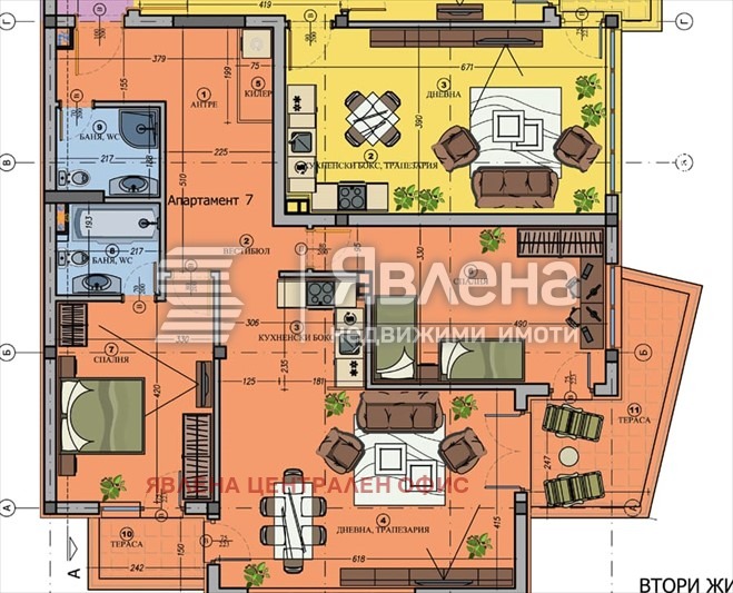 Дава под наем 3-СТАЕН, гр. София, Лозенец, снимка 6 - Апартаменти - 53195740