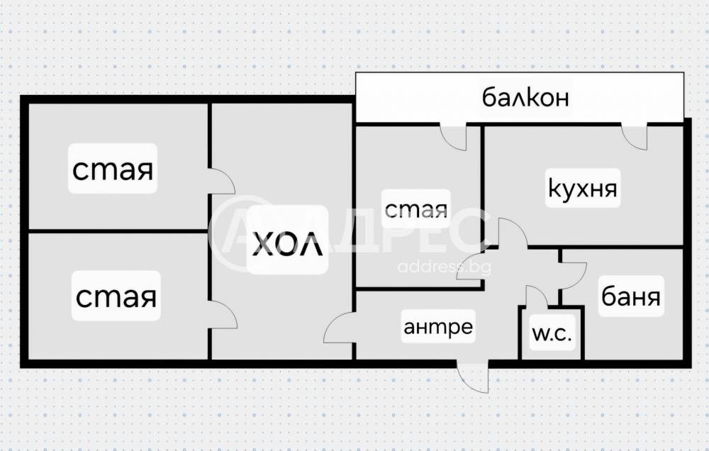 Дава под наем МНОГОСТАЕН, гр. София, Център, снимка 4 - Апартаменти - 55895072