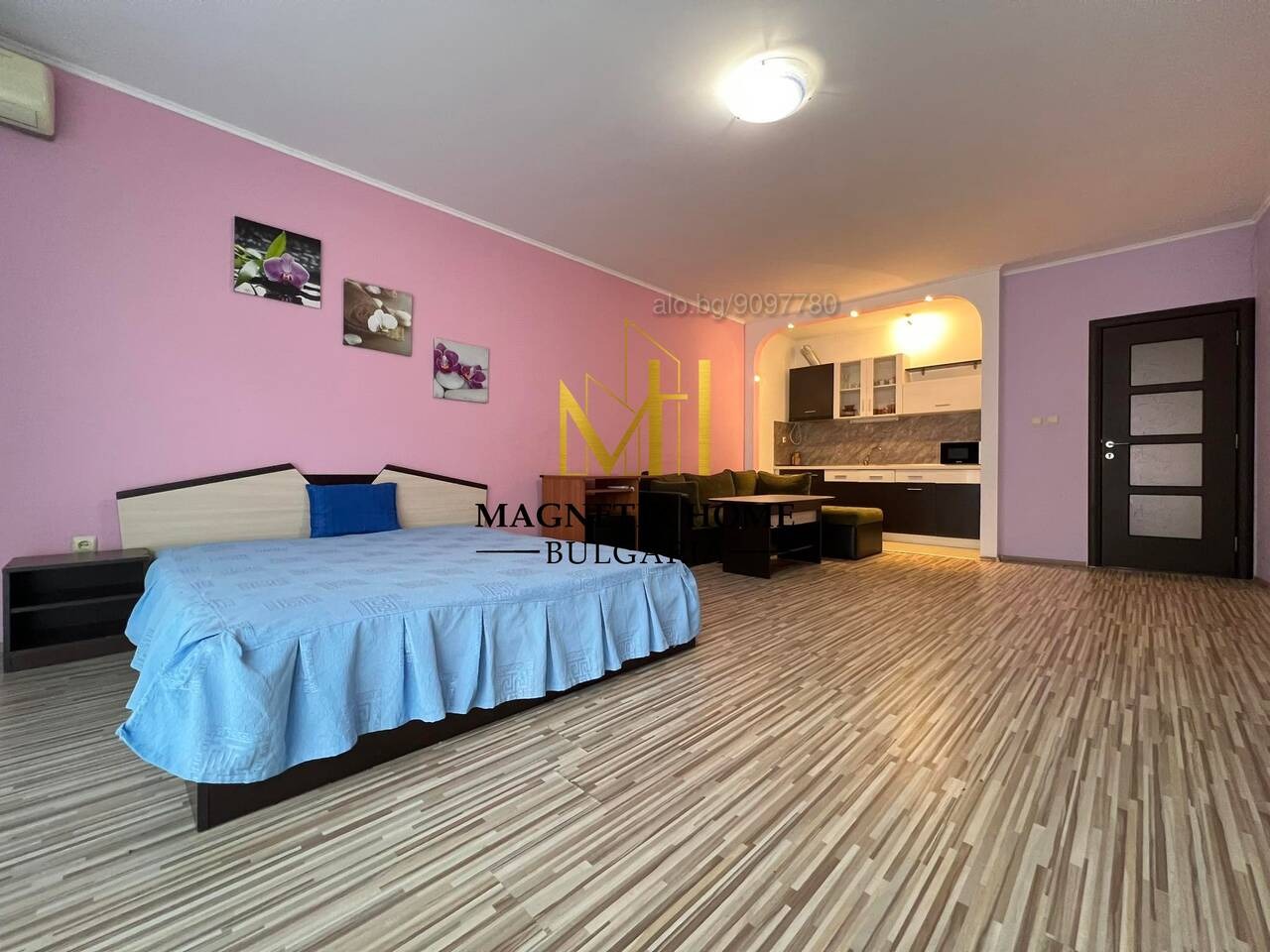 Дава под наем 2-СТАЕН, гр. Бургас, Възраждане, снимка 2 - Апартаменти - 53876755