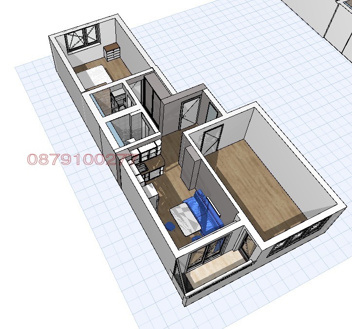 Дава под наем 3-СТАЕН, гр. София, Лозенец, снимка 11 - Апартаменти - 53670858