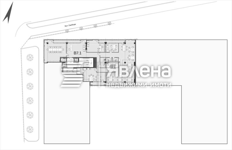 Дава под наем ОФИС, гр. Пловдив, Христо Смирненски, снимка 7 - Офиси - 53586787