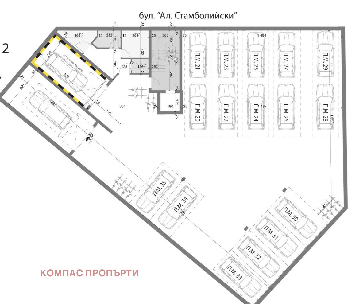 Дава под наем ГАРАЖ, ПАРКОМЯСТО, гр. София, Разсадника, снимка 3 - Гаражи и паркоместа - 54563894