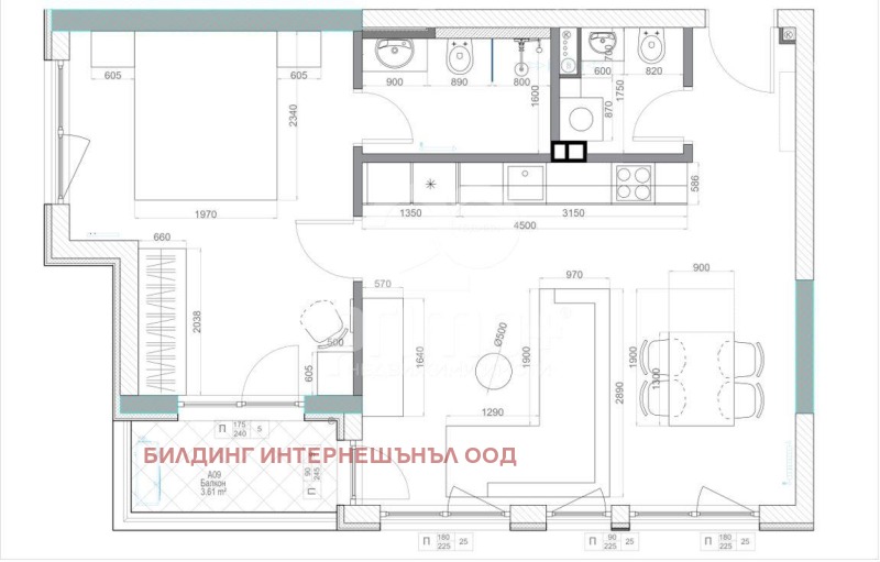 Издаје се  1 спаваћа соба Софија , Полигона , 72 м2 | 83419451 - слика [15]