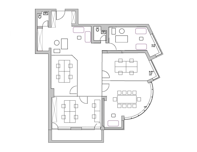 Para alugar  Escritório Sofia , Vitocha , 211 m² | 60484259 - imagem [15]