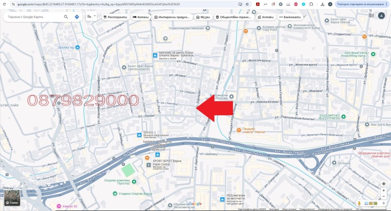 Дава под наем ГАРАЖ, ПАРКОМЯСТО, гр. Варна, Цветен квартал, снимка 3 - Гаражи и паркоместа - 53186390