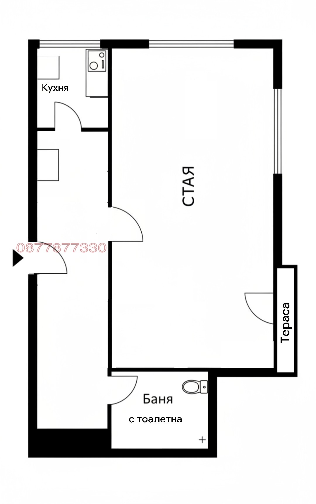 Дава под наем 2-СТАЕН, гр. София, Център, снимка 7 - Апартаменти - 55322960