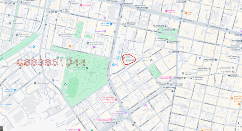 Дава под наем ГАРАЖ, ПАРКОМЯСТО, гр. София, Център, снимка 4 - Гаражи и паркоместа - 53002472
