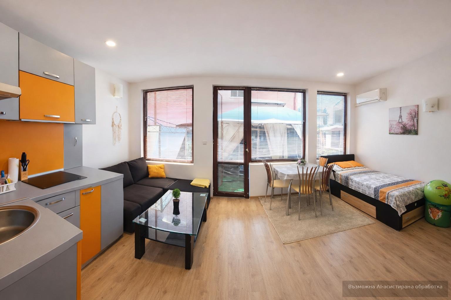 Дава под наем 1-СТАЕН, гр. Бургас, Сарафово, снимка 2 - Апартаменти - 54210503