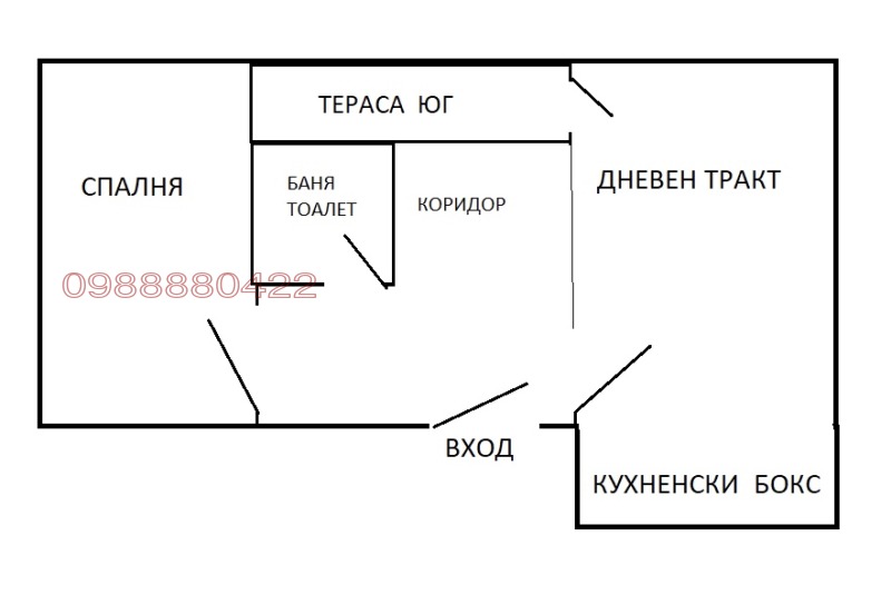 Дава под наем 2-СТАЕН, гр. Варна, Чайка, снимка 2 - Апартаменти - 53325709