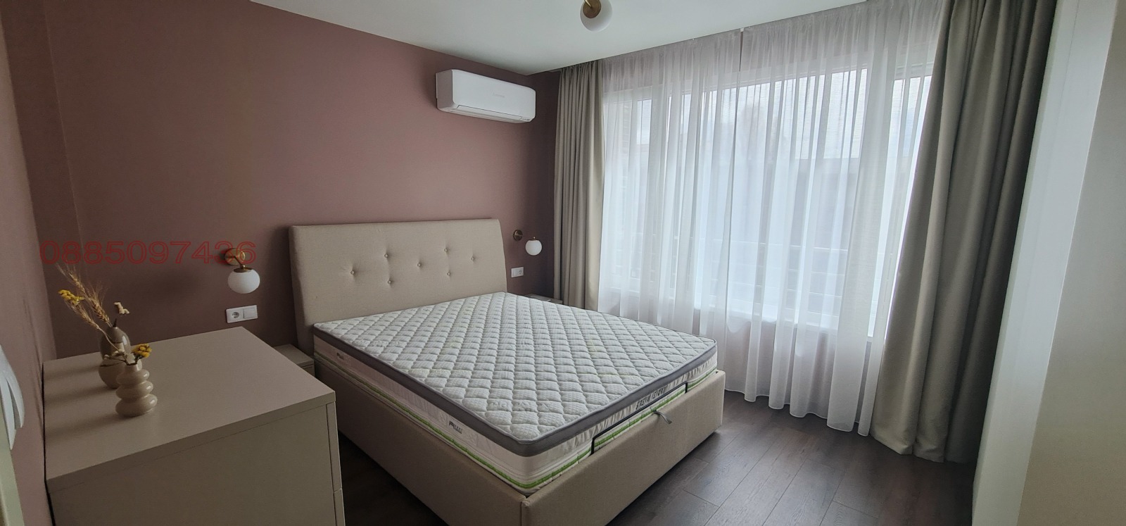 Дава под наем 2-СТАЕН, гр. София, Гео Милев, снимка 5 - Апартаменти - 54173755