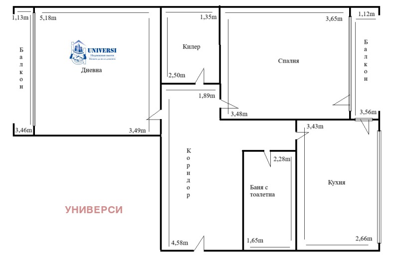 Дава под наем 2-СТАЕН, гр. София, Стрелбище, снимка 15 - Апартаменти - 52990651