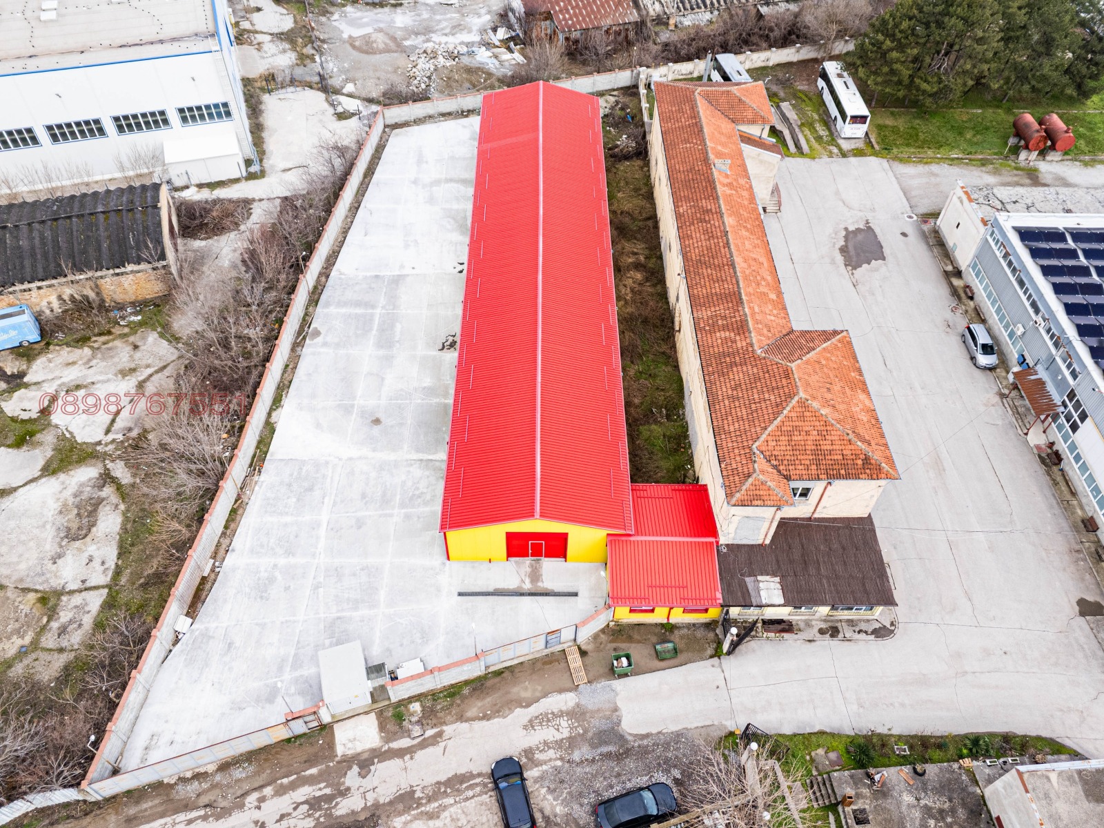 Дава под наем бизнес имот, гр. търговище, промишлена зона