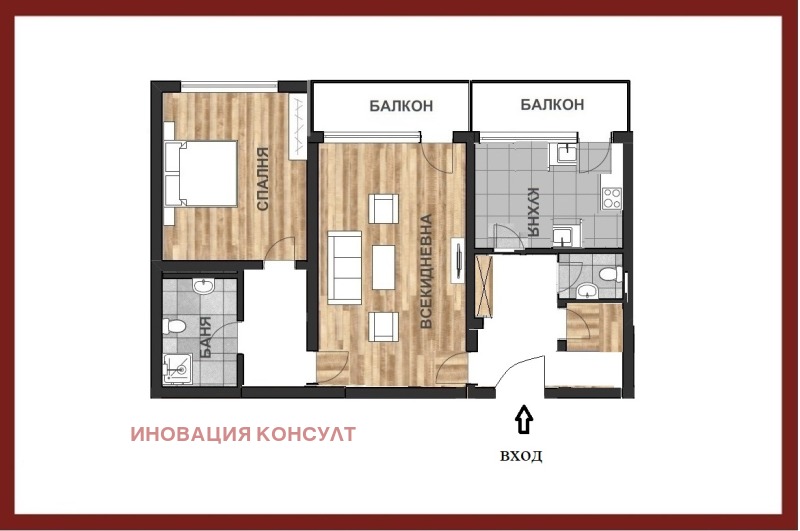 Дава под наем 2-СТАЕН, гр. София, Люлин 6, снимка 13 - Aпартаменти - 48066004