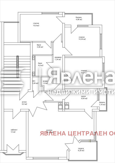Дава под наем МНОГОСТАЕН, гр. София, Център, снимка 6 - Апартаменти - 53158677
