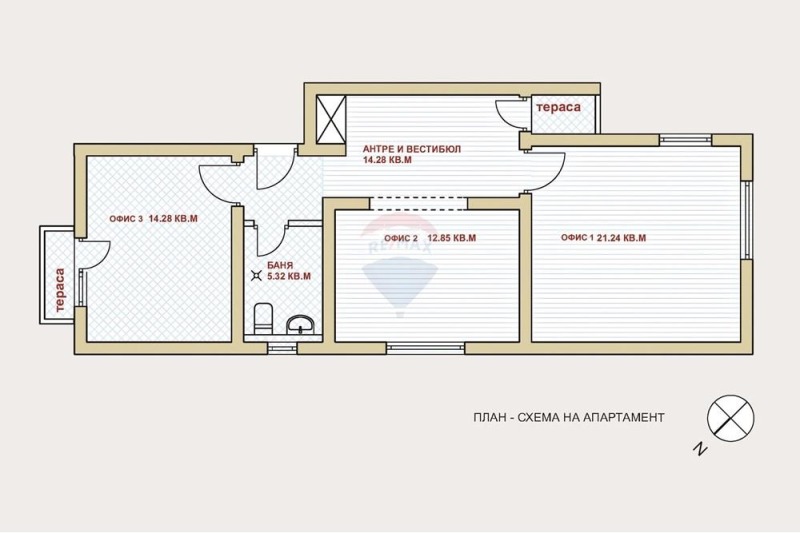 Дава под наем  2-стаен град София , Център , 70 кв.м | 94736416 - изображение [9]