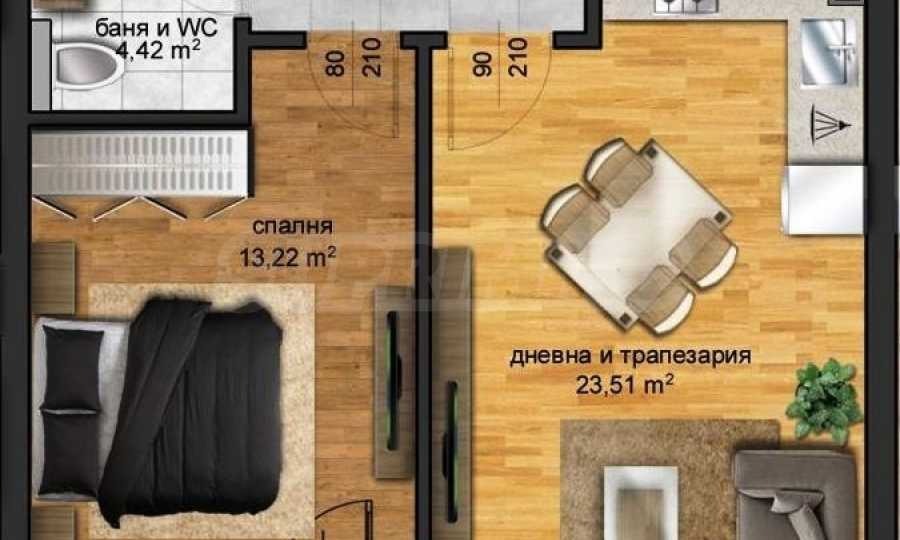 Дава под наем 2-СТАЕН, гр. Пловдив, Христо Смирненски, снимка 12 - Апартаменти - 54269419