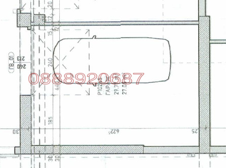 Дава под наем ГАРАЖ, ПАРКОМЯСТО, гр. София, Банишора, снимка 4 - Гаражи и паркоместа - 53373587