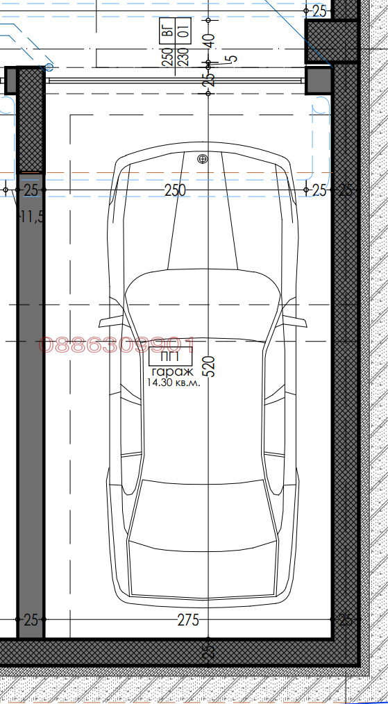 Дава под наем ГАРАЖ, ПАРКОМЯСТО, гр. София, Дружба 2, снимка 12 - Гаражи и паркоместа - 54218297