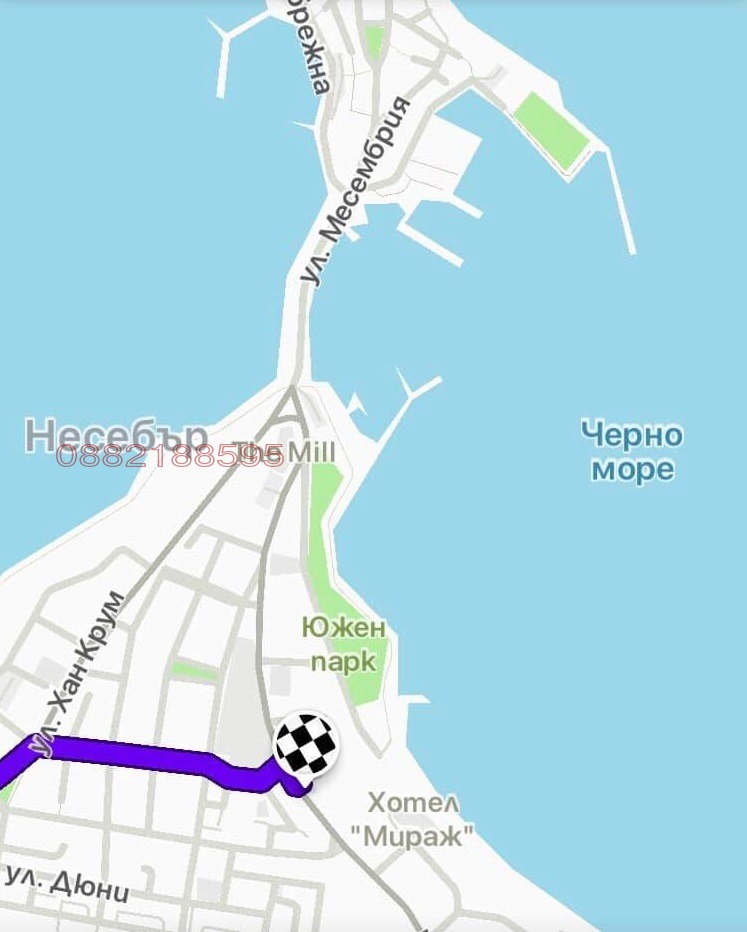 Дава под наем 2-СТАЕН, гр. Несебър, област Бургас, снимка 3 - Апартаменти - 52947080