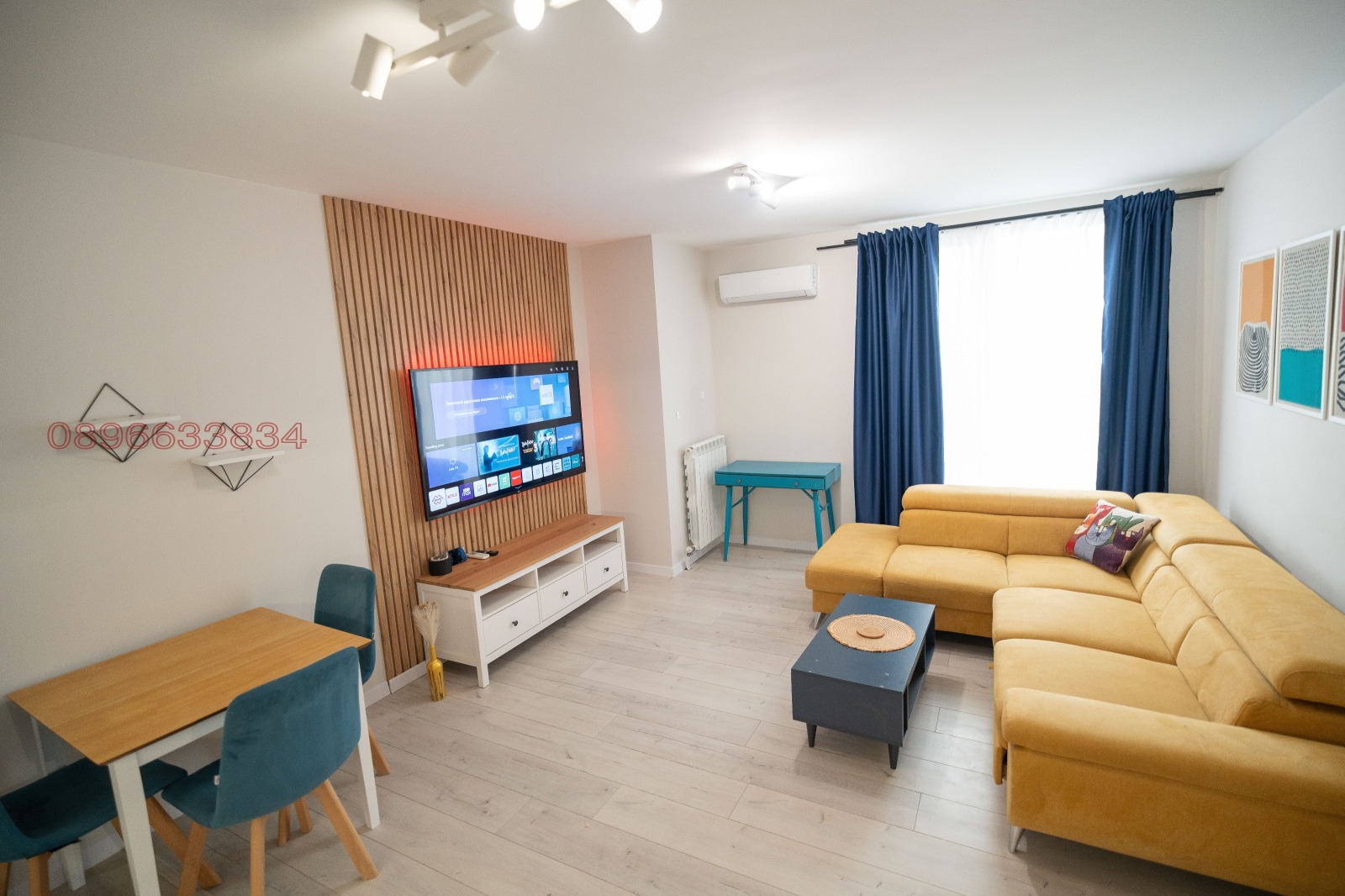 Дава под наем 3-СТАЕН, гр. София, Хладилника, снимка 3 - Апартаменти - 53911620