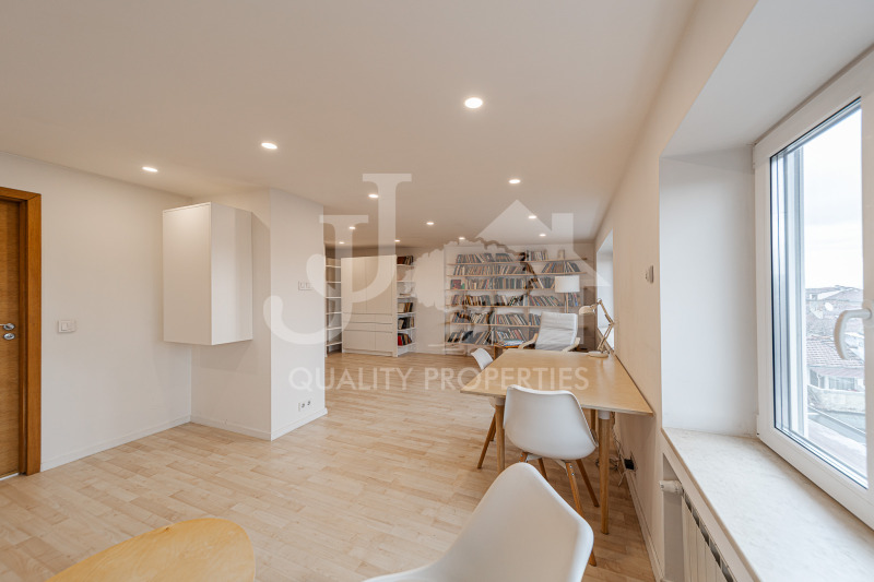 Дава под наем АТЕЛИЕ, ТАВАН, гр. София, Център, снимка 9 - Апартаменти - 53380616