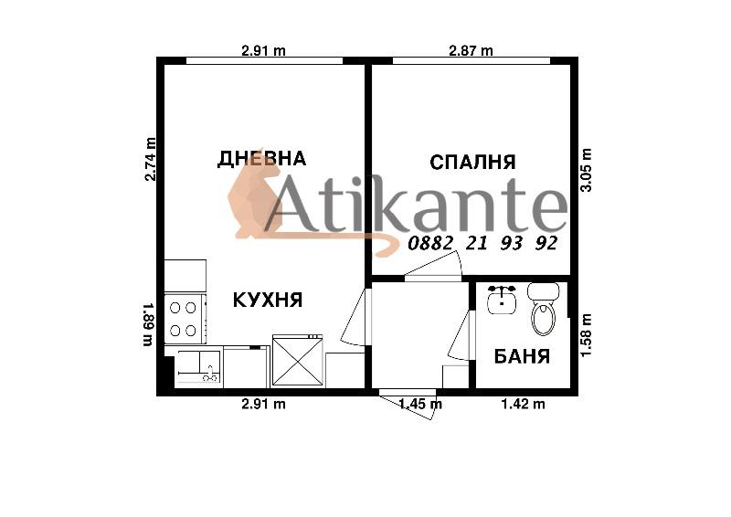 Дава под наем 2-СТАЕН, гр. София, Банишора, снимка 8 - Апартаменти - 55452592