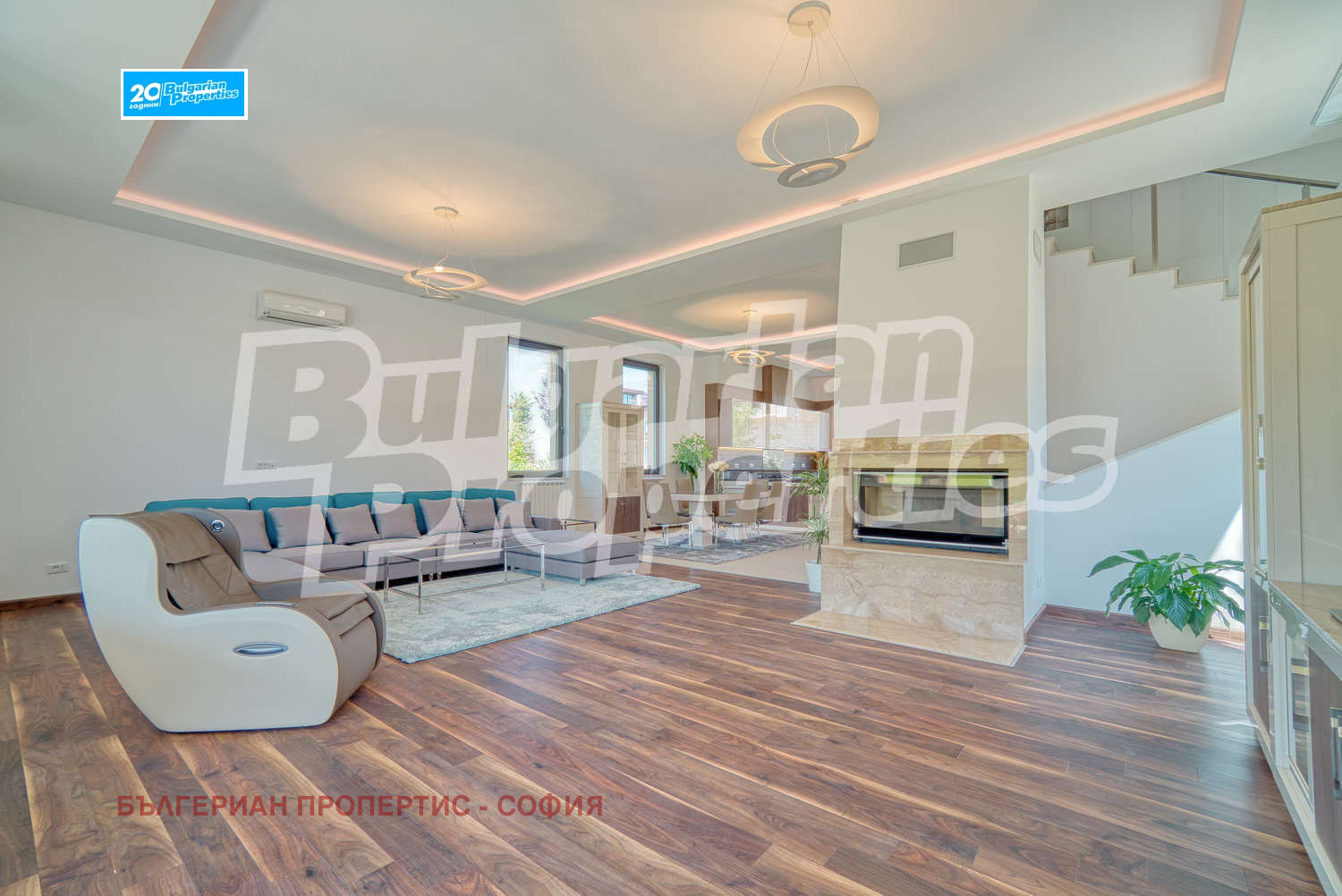 Дава под наем КЪЩА, гр. София, Симеоново, снимка 2 - Къщи - 41662615