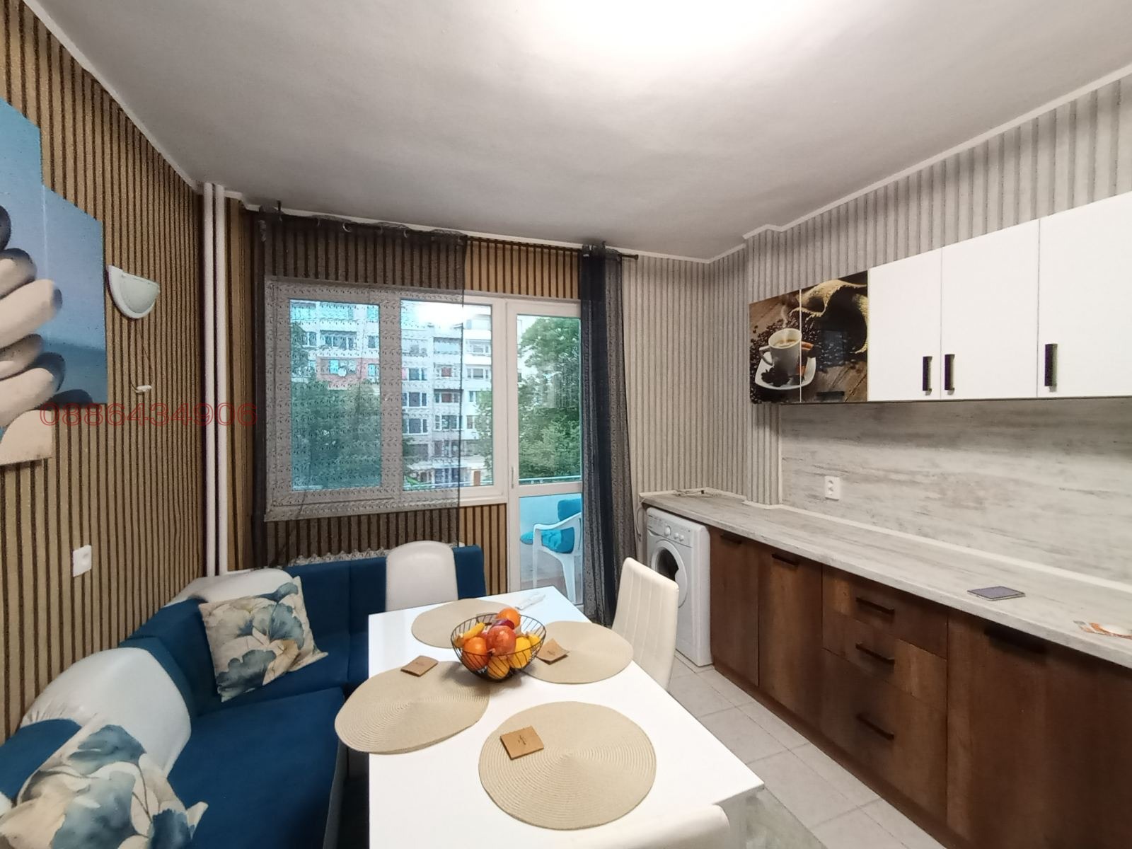 Дава под наем 2-СТАЕН, гр. София, Иван Вазов, снимка 3 - Апартаменти - 54353978