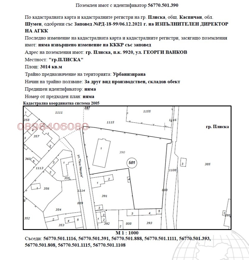 Дава под наем БИЗНЕС ИМОТ, гр. Плиска, област Шумен, снимка 3 - Други - 52339356