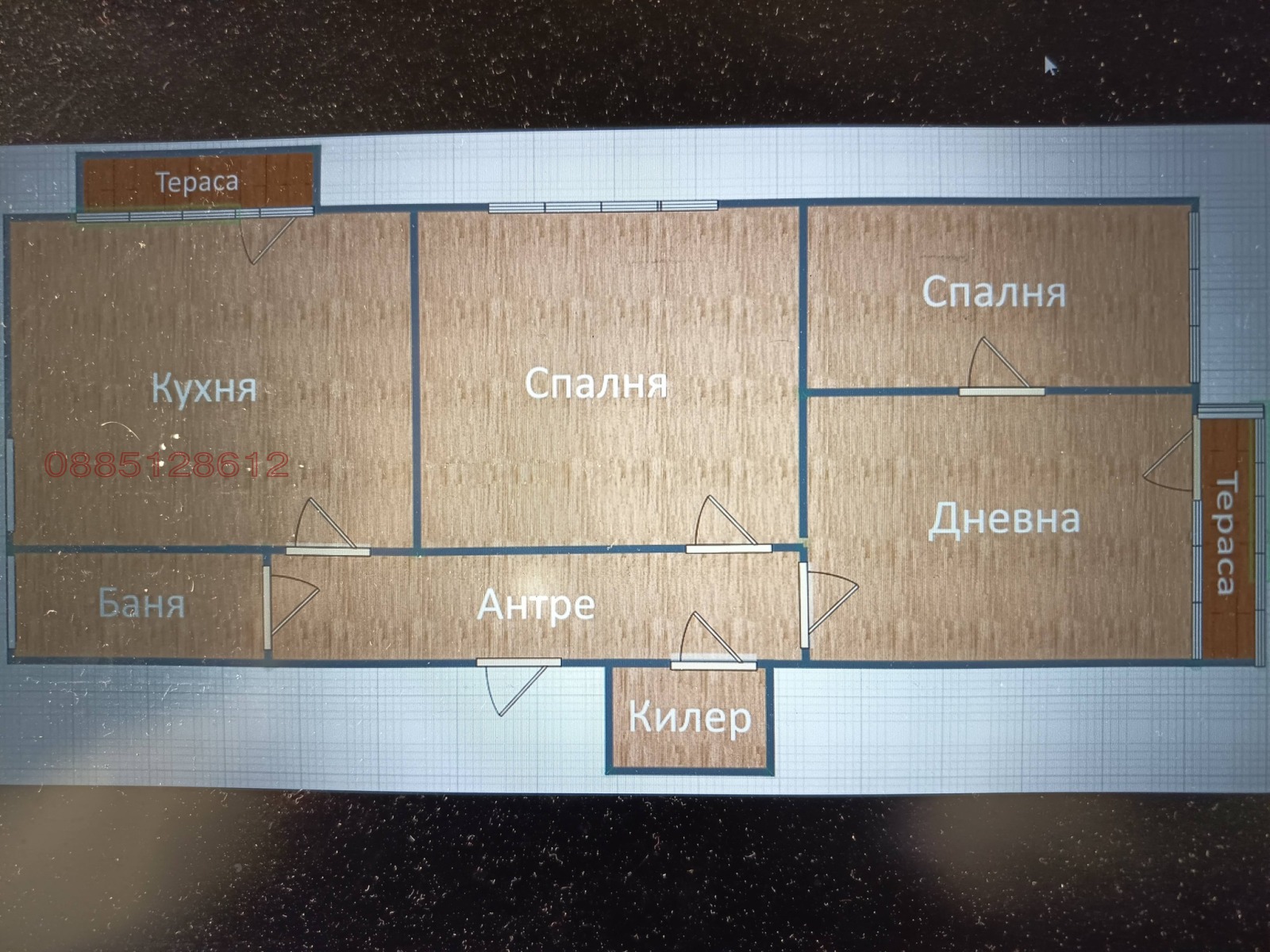 Дава под наем 3-СТАЕН, гр. София, Център, снимка 6 - Апартаменти - 56040037
