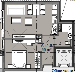 Дава под наем 3-СТАЕН, гр. София, Кръстова вада, снимка 3 - Апартаменти - 53971384