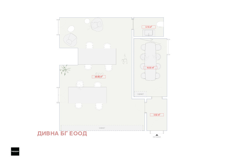 Дава под наем ОФИС, гр. София, Център, снимка 2 - Офиси - 52651504