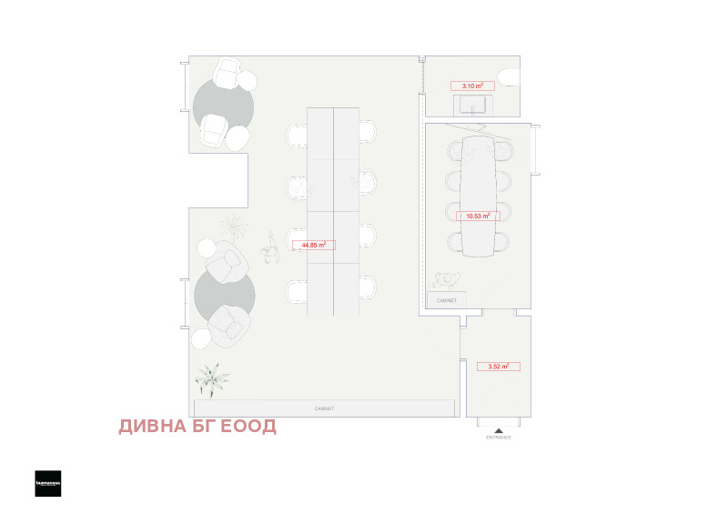 Дава под наем ОФИС, гр. София, Център, снимка 3 - Офиси - 52651504