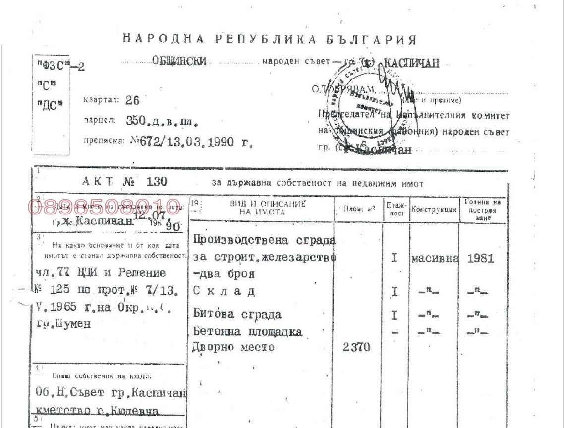 Дава под наем ПРОМ. ПОМЕЩЕНИЕ, с. Кюлевча, област Шумен, снимка 4 - Производствени сгради - 54104743