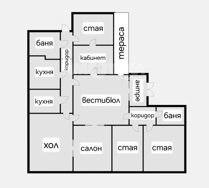 Дава под наем МНОГОСТАЕН, гр. София, Център, снимка 4 - Aпартаменти - 49568953