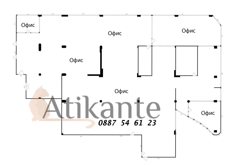 Дава под наем ОФИС, гр. София, Център, снимка 8 - Офиси - 53078487