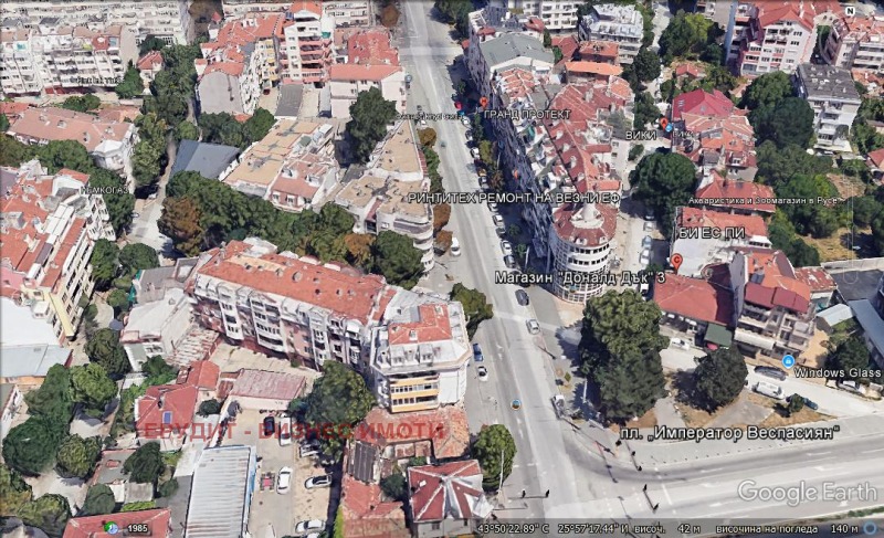 Дава под Наем МАГАЗИН в град Русе, Широк център - 92 кв.м / 434.60 € » 850 лв., ЕРУДИТ - БИЗНЕС ИМОТИ