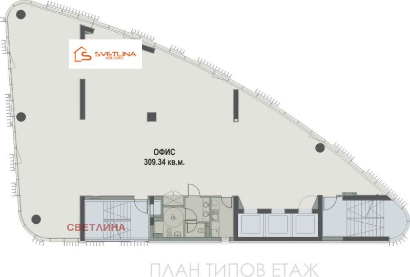 Дава под наем  Офис град София , Манастирски ливади , 356 кв.м | 65995150 - изображение [7]