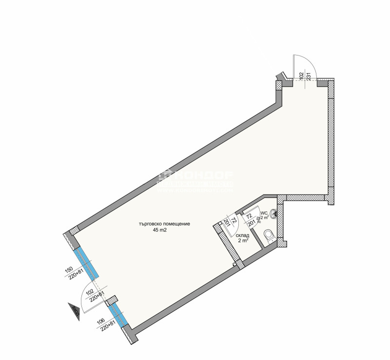 Дава под наем МАГАЗИН, гр. Пловдив, Кършияка, снимка 9 - Магазини - 52881693